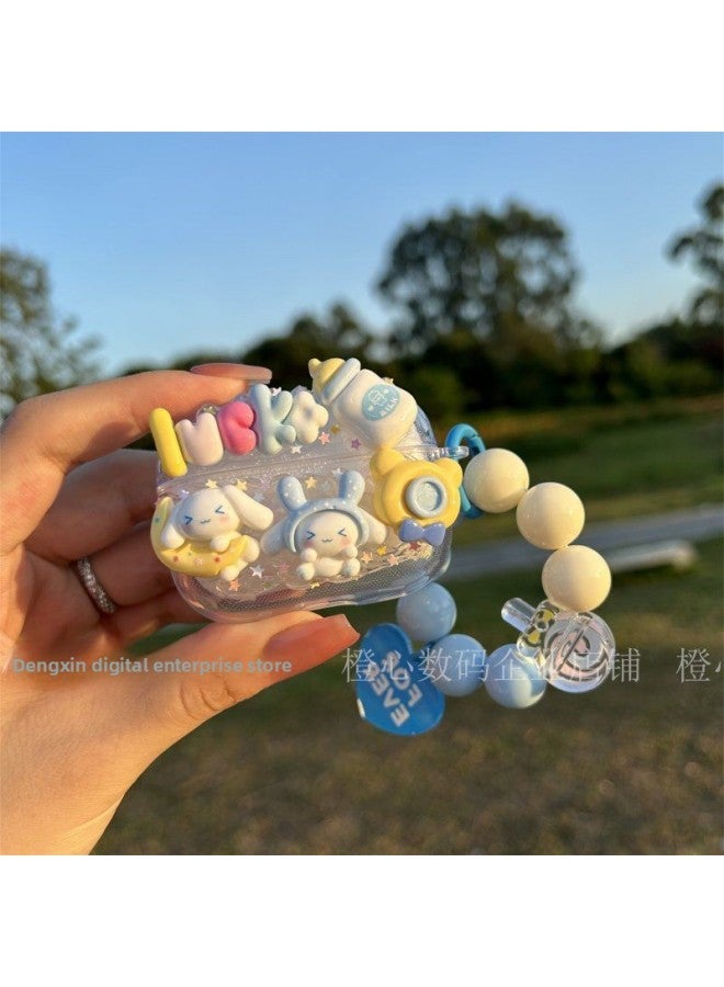 Cartoon Cute Star Card Suitable For Sound Wide P30i Anti-fall Protection Soft Shell Cream Gel K20i Transparent Headphone Cover 