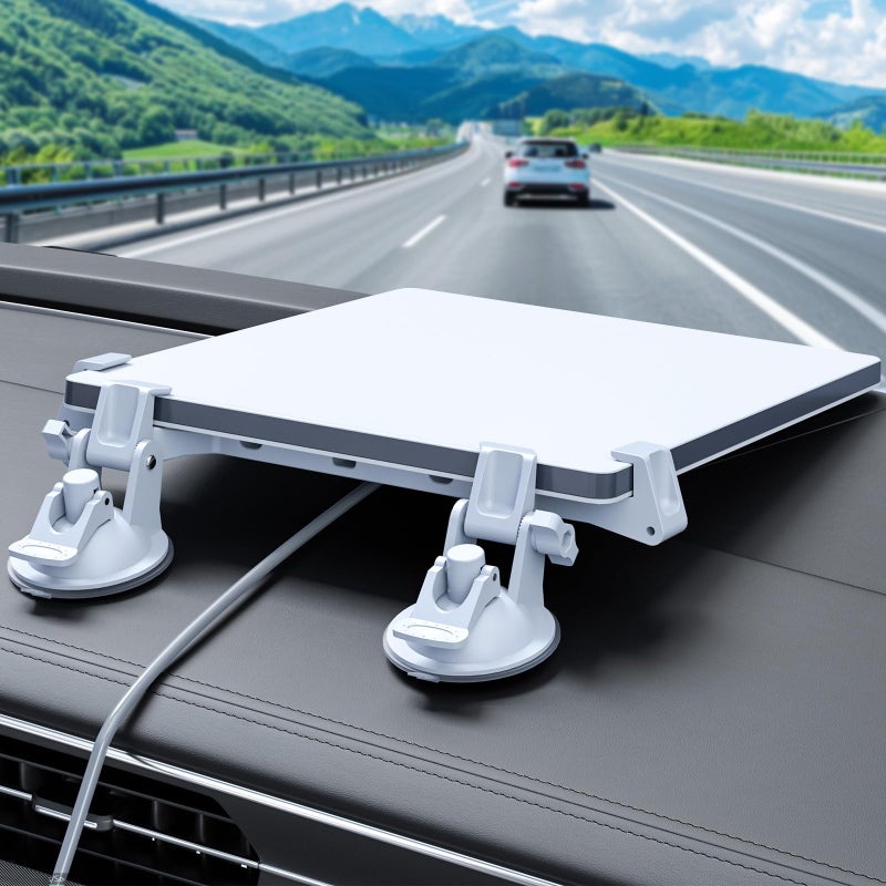 FONKEN for Starlink Mini Car Mount for Dashboard for Starlink Mini Dash Mount for Starlink Mini Suction Cup Mount for Dashboard & Windshield Suitable Most Vehicles and Ensures Stable Satellite Signal - Image 1