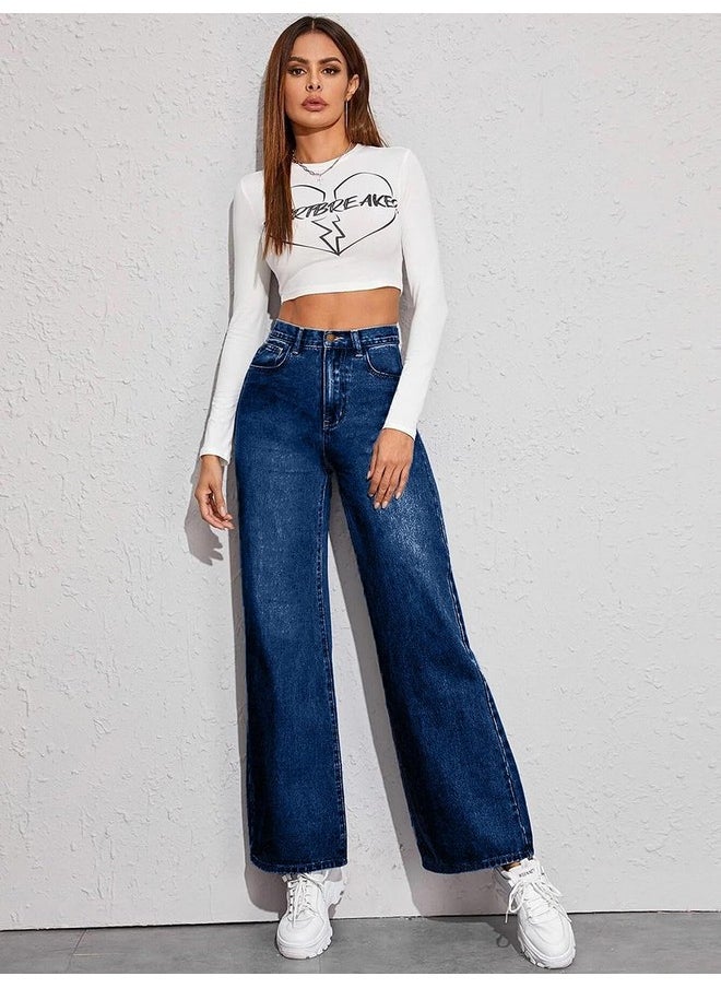 Kotty KOTTY Womens High Rise Cotton Lycra Jeans(Faded Blue,32)  - Image 5