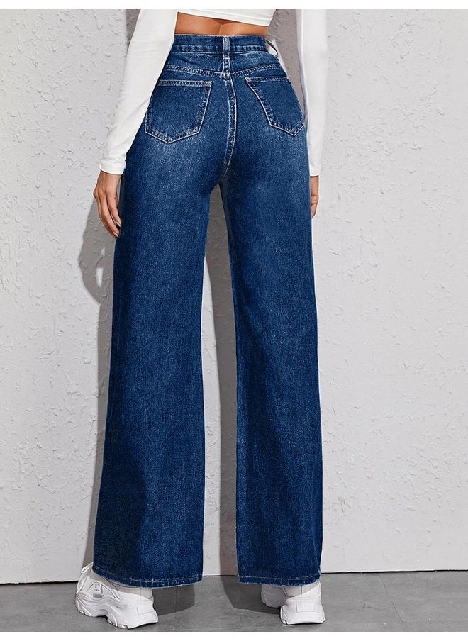 Kotty KOTTY Womens High Rise Cotton Lycra Jeans(Faded Blue,32)  - Image 3