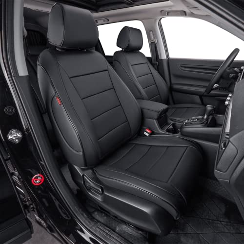 EKR أغطية مقاعد EKR Sportage مخصصة تناسب كيا سبورتاج LX 2023 2024 2025 مجموعة كاملة من أغطية المقاعد الجلدية - جلد صناعي (أسود) - Image 1