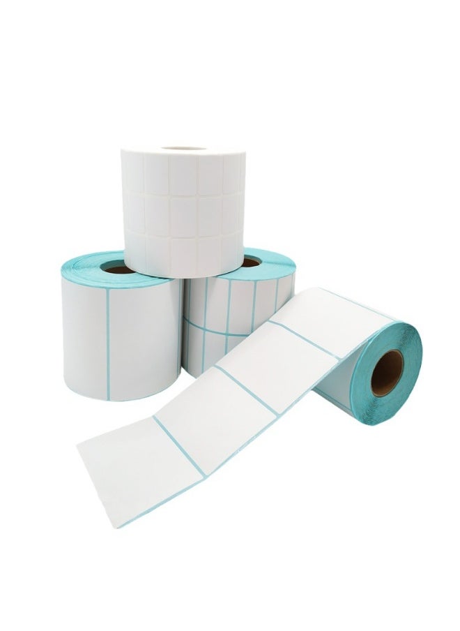 Generic - Thermal Label Paper Barcode Printer Sticker Paper Waterproof,oil-proof and scratch-resistant 100*150,100*100,60*40,50*45 all size collection (White) - Image 1