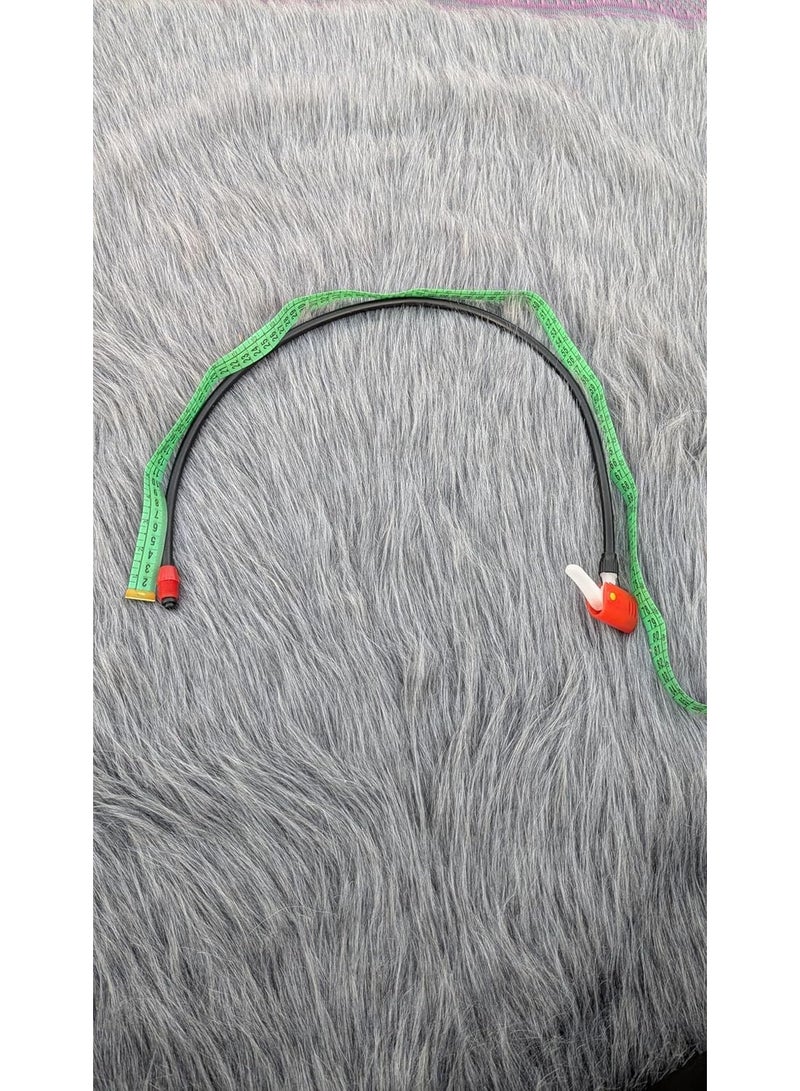 Plastic air pump hose, 70 cm, black hose connector for air pump maintenance - Image 3