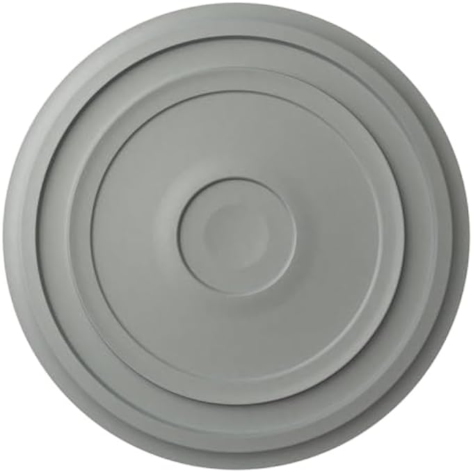 CM24RE TRADITIONAL REECE CEILING MEDALLION, 24 3/8"OD X 1 1/8"P (FITS CANOPIES UP TO 5 7/8"), FACTORY PRIMED - Image 1