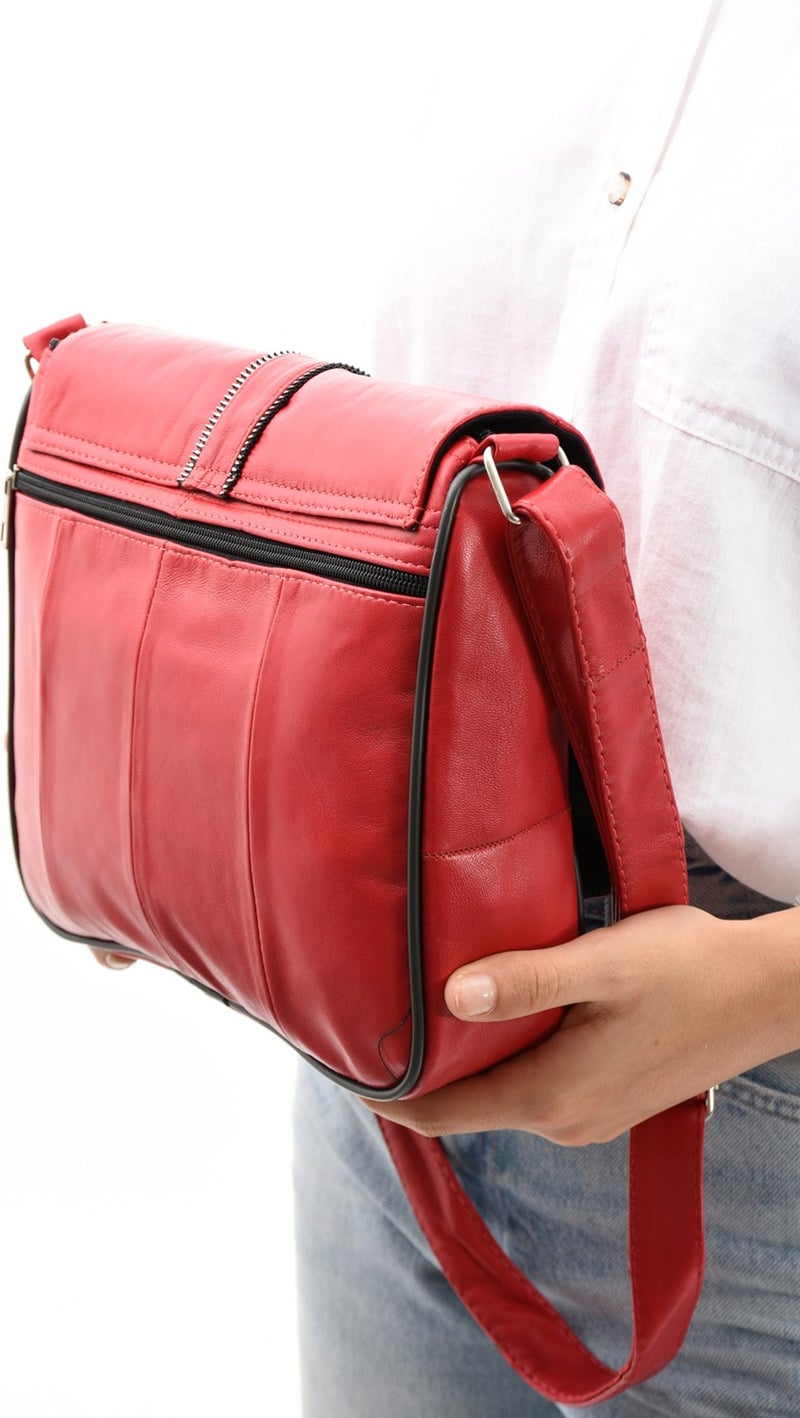 Erzeno Leather Large Size Crossbody Casual Shoulder Bag  - Image 5