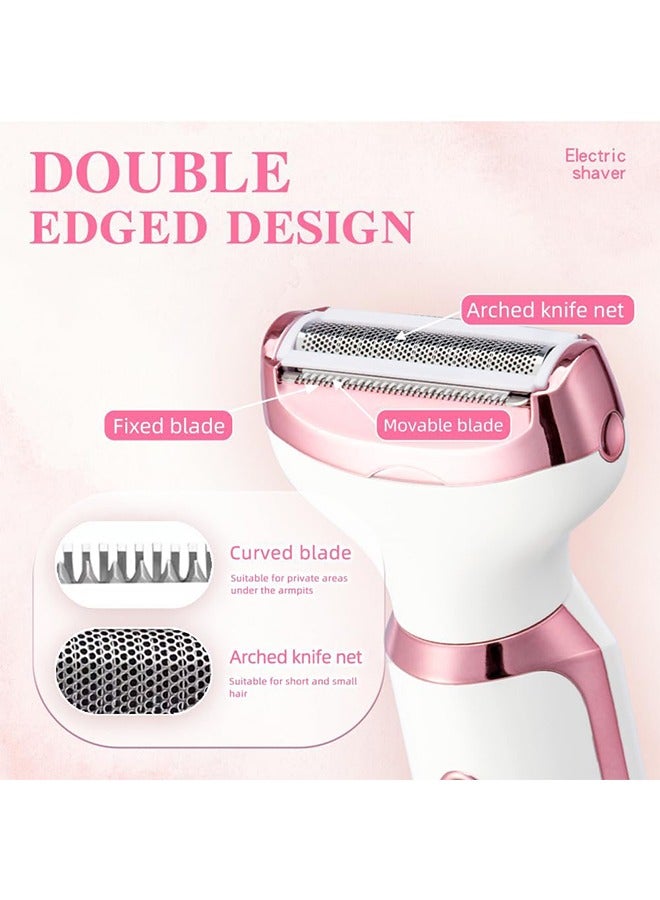 general Women's Electric Razor Bikini Trimmer, 4-in-1 Cordless Shaver for Face, Legs, Underarms, Pubic Hair – Wet/Dry Use, Painless Hair Removal - Image 2