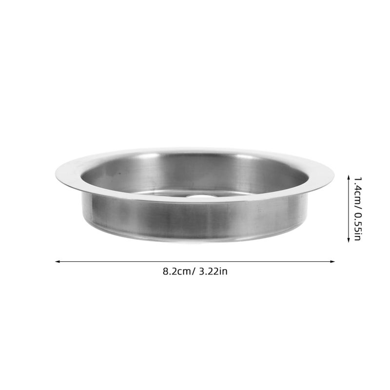 Stainless Steel Ash Cup Strainer Filter Compact Recessed Holder for Car Boat Poker Table - Image 5