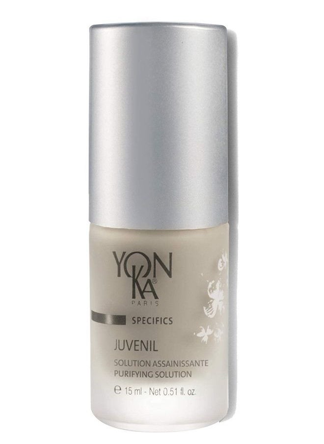 Yonka Yon-Ka Juvenil Acne Spot Treatment (15ml) Manage Breakouts and Redness with Natural Sulfur and Lactic Acid, Adults and Teens, Paraben-Free  - Image 1