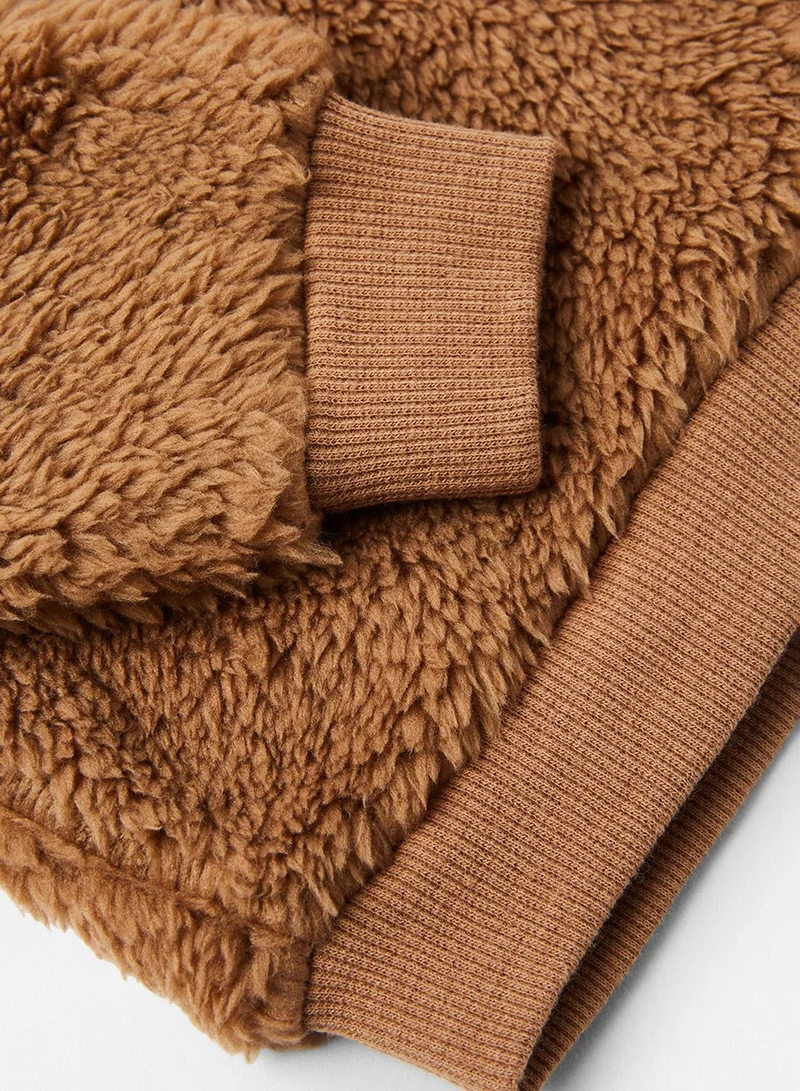 NAME IT Infant Faux Fur Sweatshirt