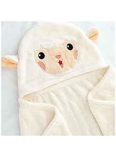 Arabest Hooded Towels For Kids 3-13 years, Premium Beach Or Bath Towel, Rabbit design, Ultra Soft, and Extra Large, 100% Cotton Children's Swimming/Bath Towel with Hood (88x150 cm, White)  - Image 5