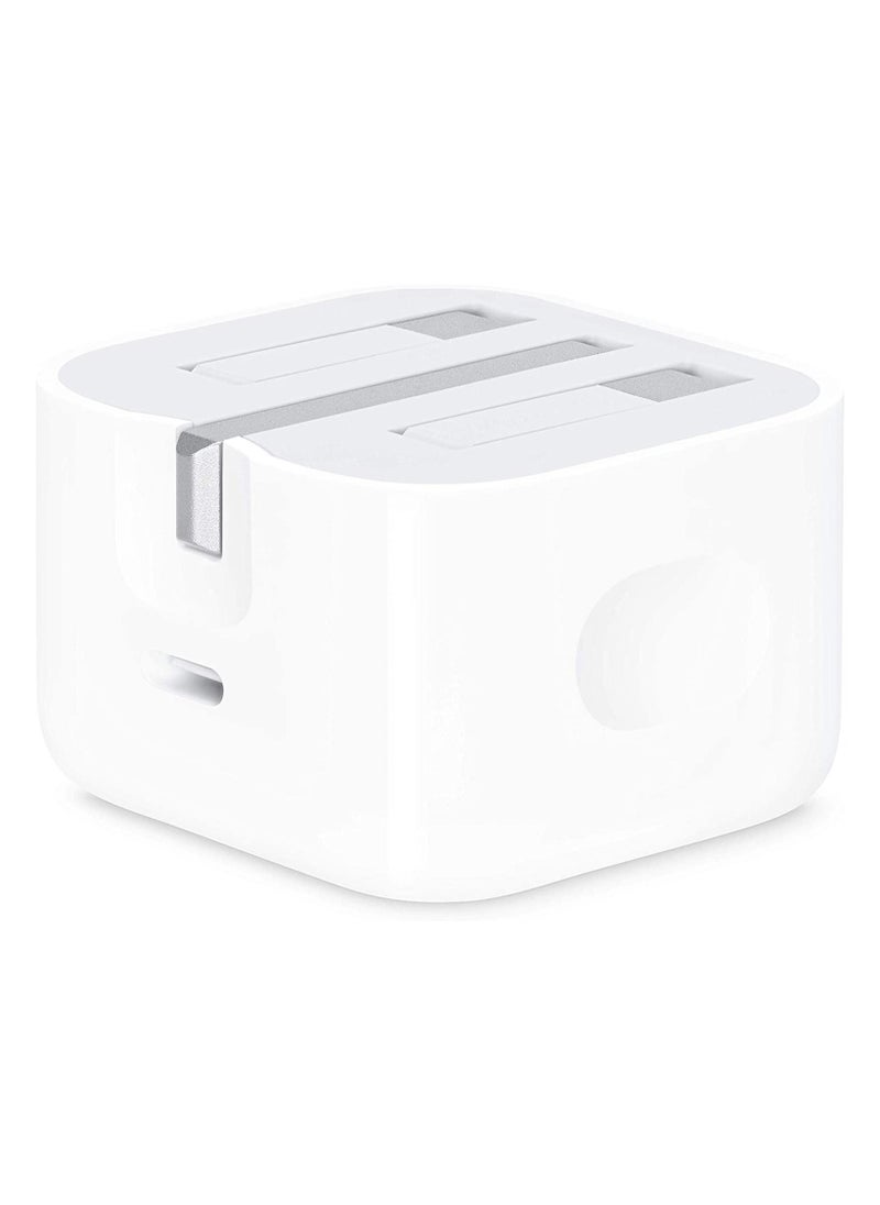 أفو - راس شاحن ايفون سريع 20 واط | شاحن حائط USB C سريع متوافق مع iPhone 15/14/14 Pro/14 Pro Max/13/12/SE2020/11/XR/XS Max/X/iPad - Image 1