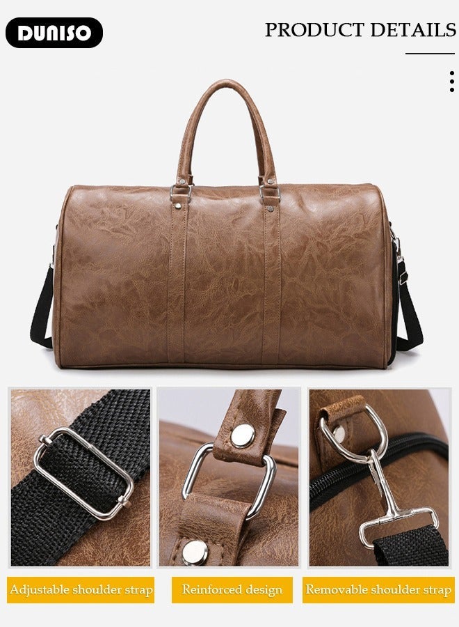 DUNISO Travel Duffel Bag Luggage Collection Business Travel Suitcase Weekender Overnight Bag Large Carry On Airport Bag for Travel Business Trips Sports Duffel Bag Gym Sports Luggage Bags - Image 2