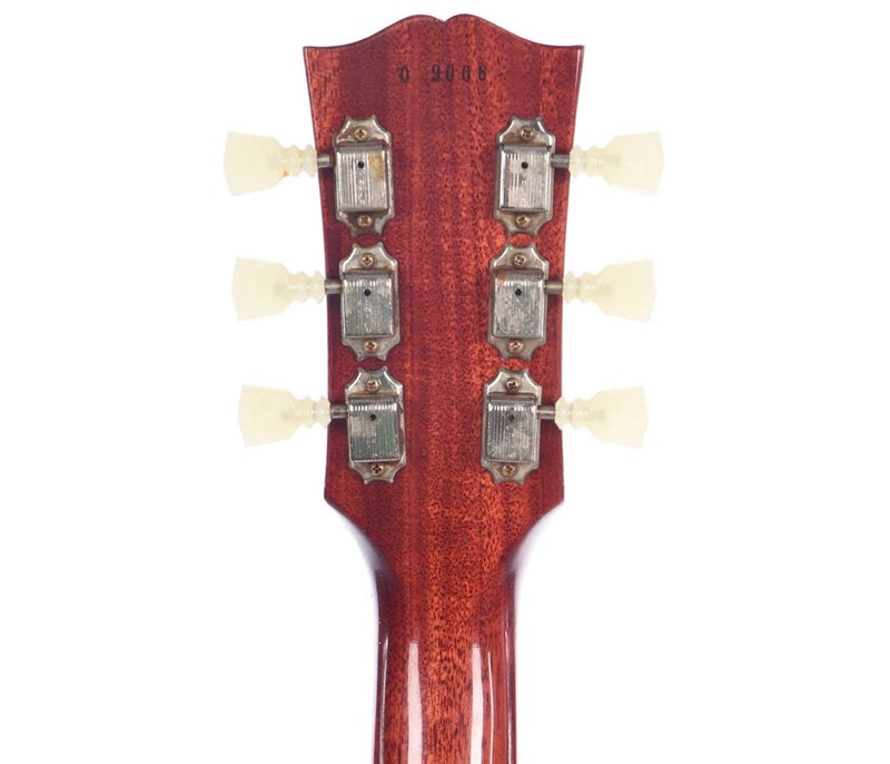 Gibson Custom Shop LPR60VOWCSNH1 1960 Les Paul Standard Reissue VOS Electric Guitar - Washed Cherry Sunburst - Image 5