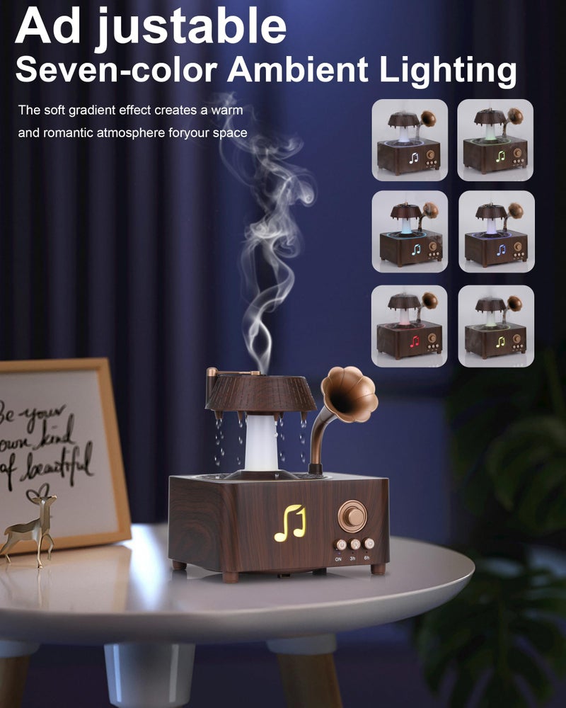 Kaaeiccr Essential Oil Diffuser, Humidifiers For Bedroom, 250ml Cool Mist Rain Diffuser, 7 Colors LED Ambient Light & Auto Shut-Off When Water Runs Out, for Office, Study Room, Yoga, Relaxation & Home - Image 4
