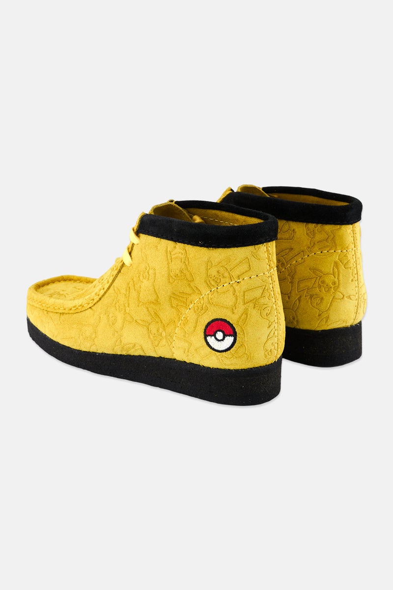 clarks Pokemon x Clarks Men Wallabee Lace Up Ankle Boots, Yellow  - Image 2