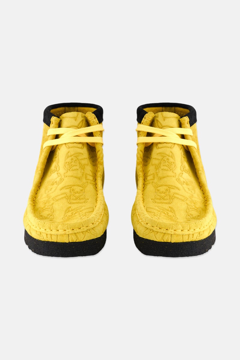 clarks Pokemon x Clarks Men Wallabee Lace Up Ankle Boots, Yellow  - Image 3