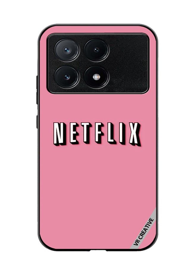 VR CREATIVE Protective Case Cover For Xiaomi Poco X6 Pro Netflix Design Multicolour - Image 1
