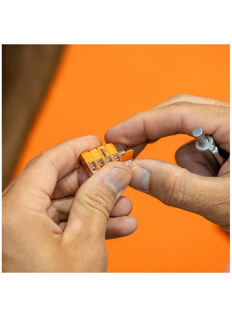 Wago 221-415 LEVER-NUTS 5 Conductor Compact Splicing Connectors Qty 25 - Image 5