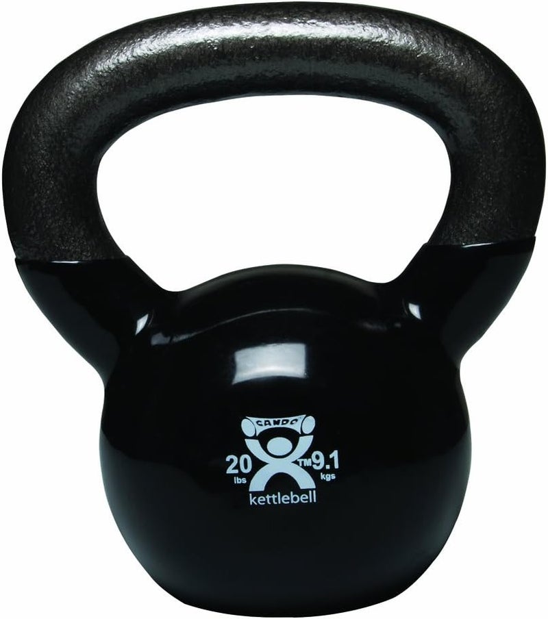 10-3195 Black Kettle Bell, 20 lbs Weight