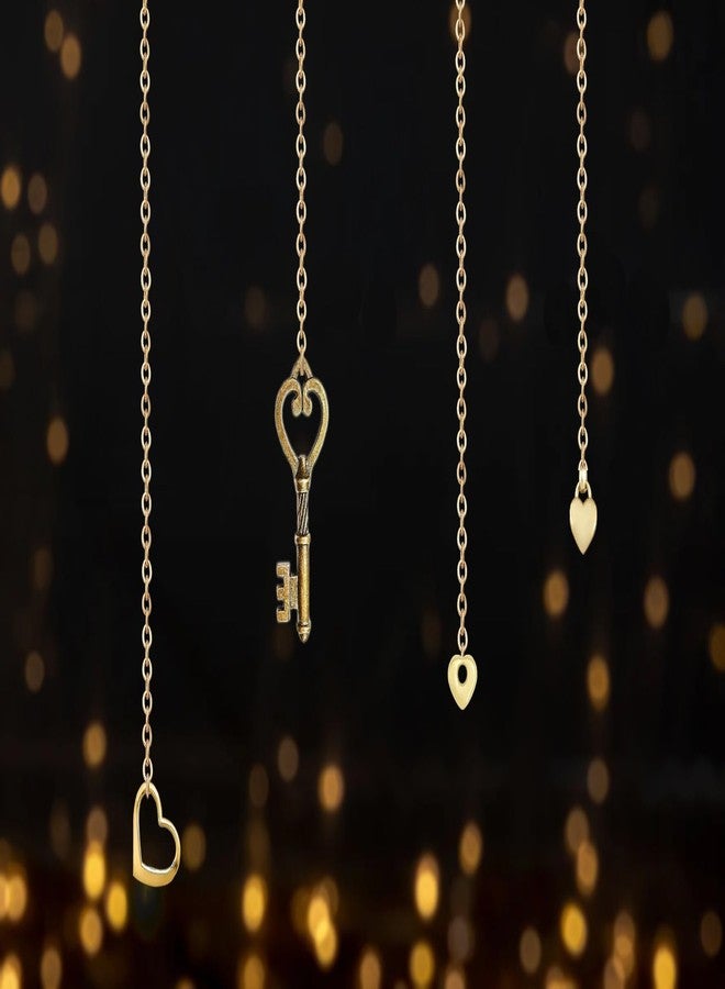 Bijoux de Ja Antique Bronze Unisex Skeleton Key Charm Pendant Adjustable Waxed Cord Necklace 16" (SKBzPNL) - Image 2