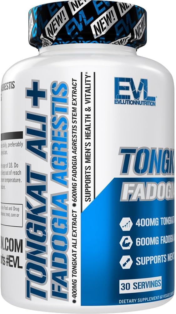 Evlution Nutrition Tongkat Ali  Fadogia Agrestis  Mens Health  Vitality Support  400mg Tongkat Ali  600mg Fadogia Agrestis Stem Extract  Workout Supplement  Vegetarian Capsules  30 Servings - Image 4