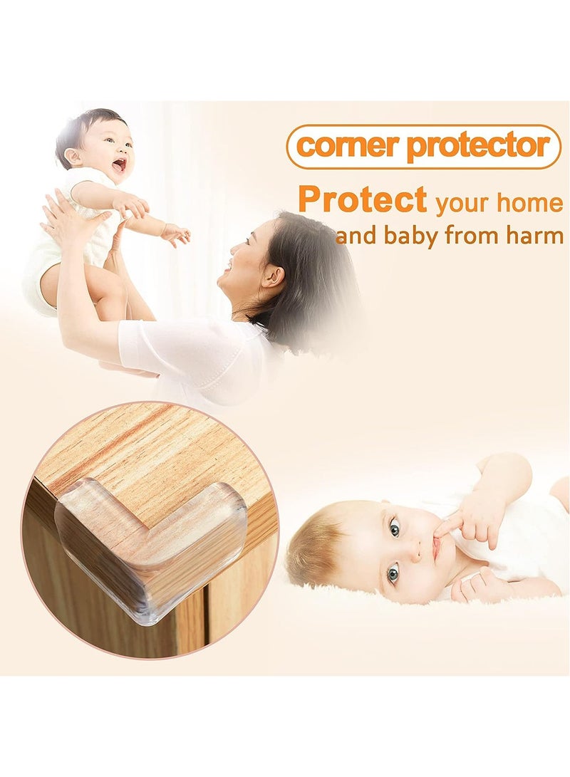 20 Pack Corner Guards Furniture Edge Safety Bumpers Baby Proof Bumper to Cover Sharp Furniture and Table Edges - Image 3