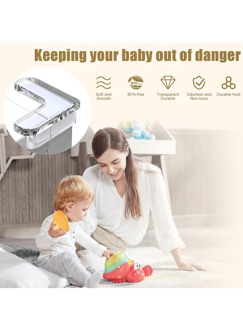 20 Pack Corner Guards Furniture Edge Safety Bumpers Baby Proof Bumper to Cover Sharp Furniture and Table Edges - Image 2