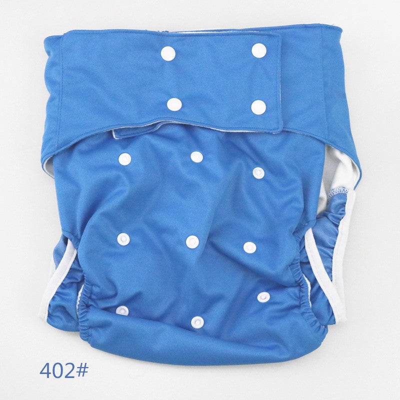 Generic Old man incontinence bag leak-proof Breathable Diapers universal adjustment factory direct adult diapers waterproof washable 402 dark blue 