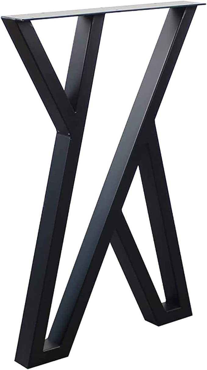 Cartvilla Cartvilla Multipurpose Legs Set of 2 for Coffee Table Bench Furniture Metal Legs Stereo X Shape Desk Heavy Duty Dining Study Table Night Stand Legs - Image 5