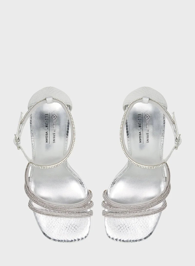 CALL IT SPRING Glitzzy High Heel Sandals
