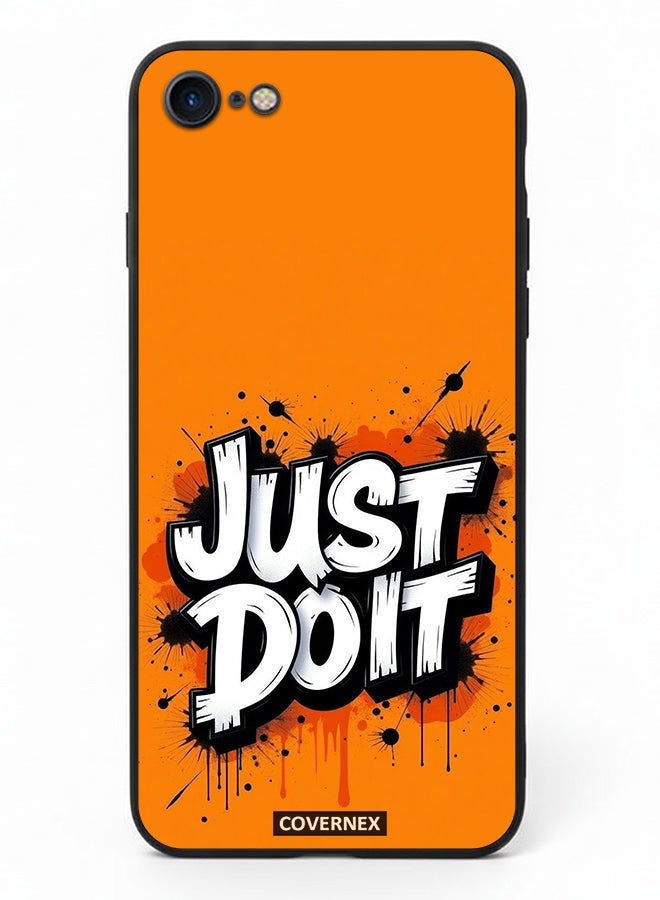 Covernex Apple iPhone SE 2020/2022 Protective Case Cover Printed Featuring Just Do It Street Art - Image 2