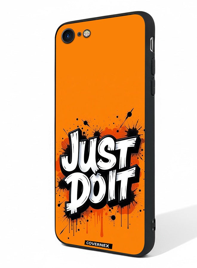 Covernex Apple iPhone SE 2020/2022 Protective Case Cover Printed Featuring Just Do It Street Art - Image 1