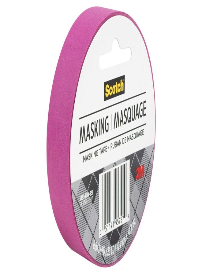 Scotch Expressions Masking Tape, .94 in x 20 yd, 6 Rolls/Pack, Fuchsia (3437-PNK-ESF) - Image 2