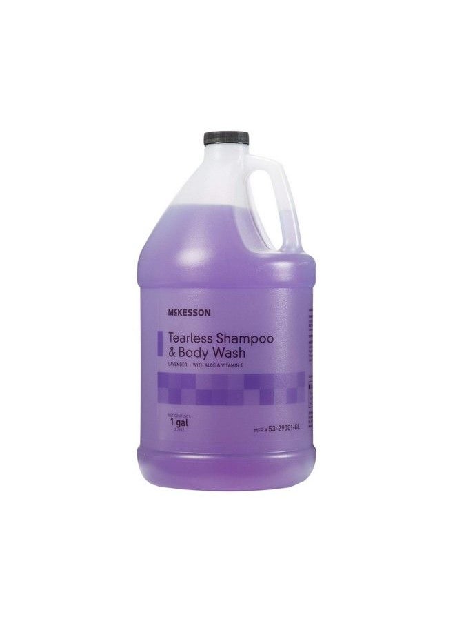 McKesson - Tearless Shampoo And Body Wash With Aloe And Vitamin E Lavender Scent 1 Gal 1 Count - Image 1