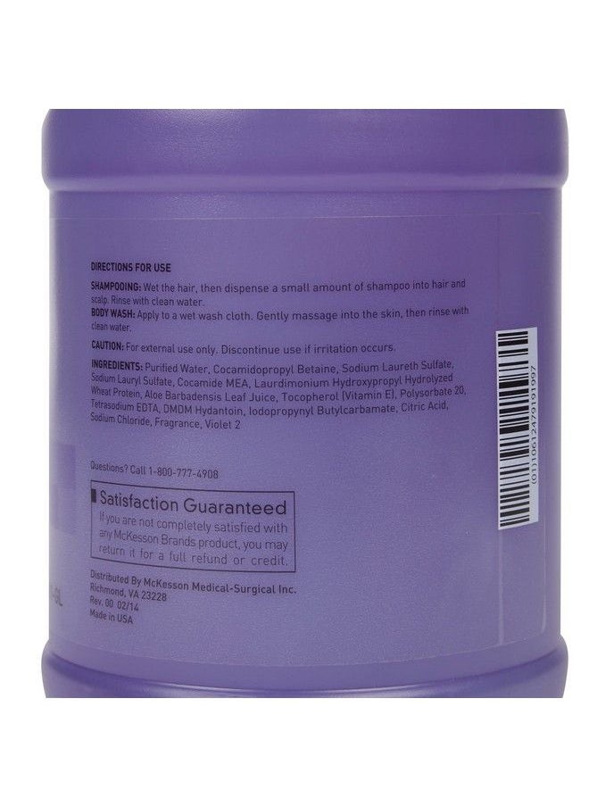 McKesson - Tearless Shampoo And Body Wash With Aloe And Vitamin E Lavender Scent 1 Gal 1 Count - Image 1