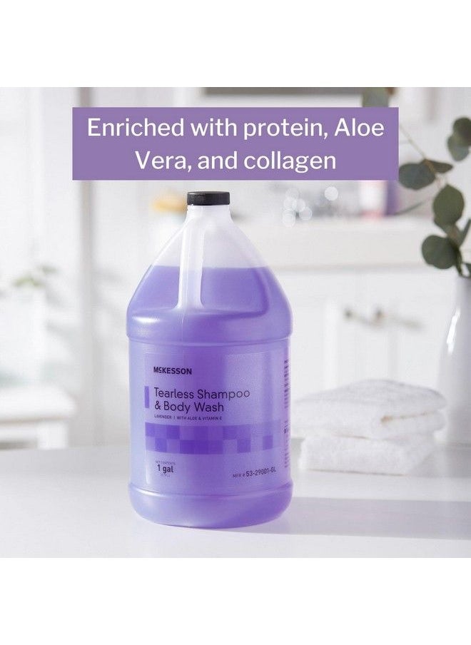 McKesson - Tearless Shampoo And Body Wash With Aloe And Vitamin E Lavender Scent 1 Gal 1 Count - Image 1