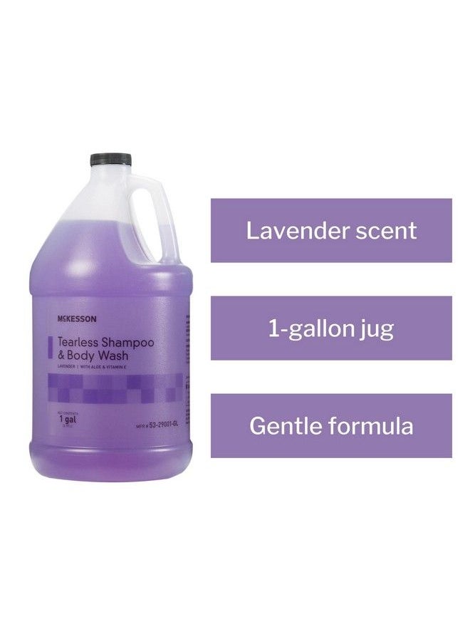 McKesson - Tearless Shampoo And Body Wash With Aloe And Vitamin E Lavender Scent 1 Gal 1 Count - Image 1