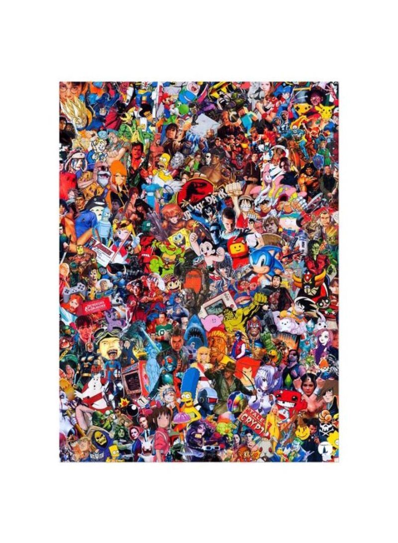 RKN Random Things Printed Mousepad Multicolor