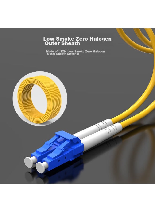 Sk-link Fiber Optic Patch Cable, St-st Telecom-grade Single-mode Dual-core Gigabit And 10 Gigabit Upc Fiber Optic Cable, Data Center Transceiver Pigtail, Low Zero Halogen, Sk-txsm 1 Meter - Image 5