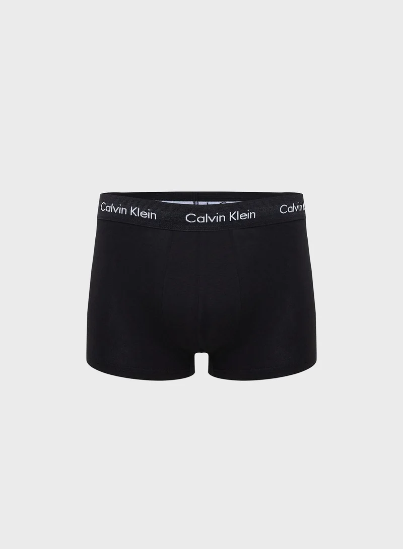 CALVIN KLEIN 3 Pack Logo Band Trunks