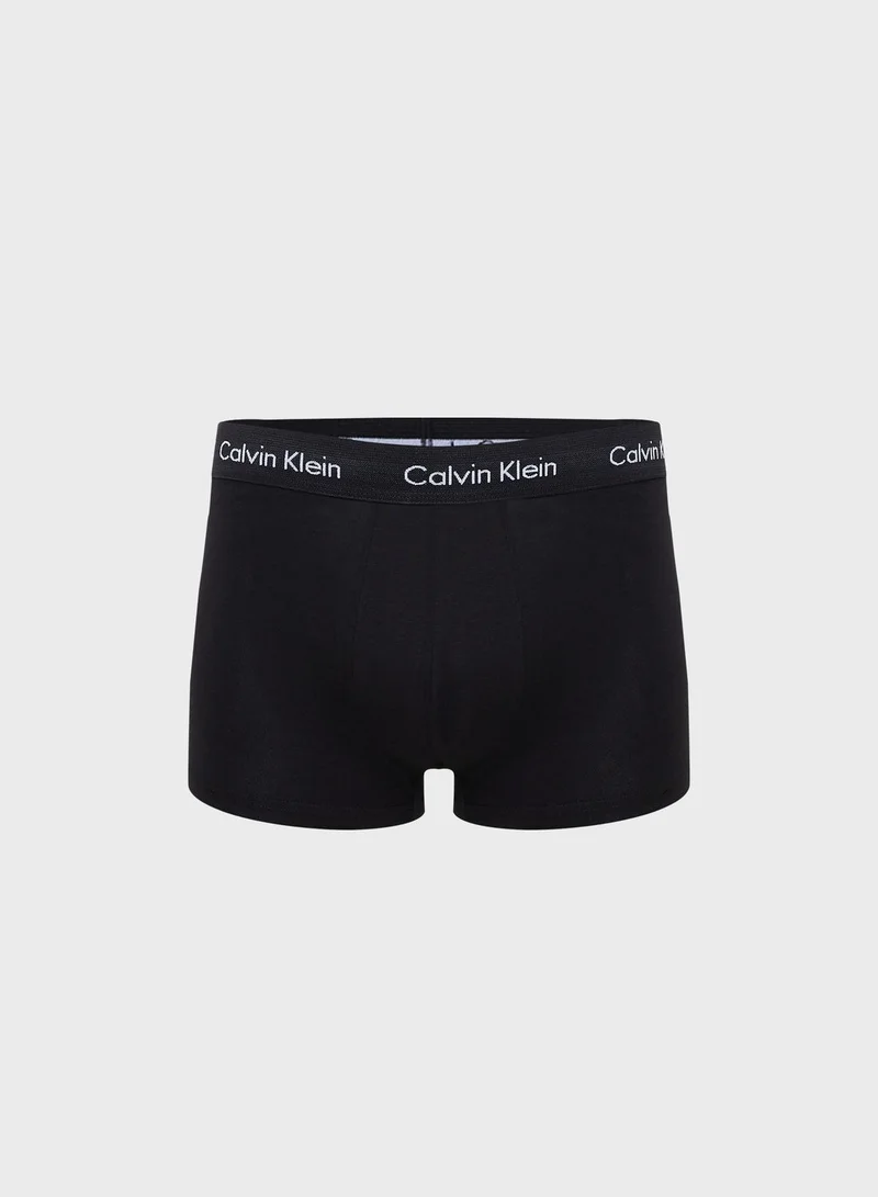 CALVIN KLEIN 3 Pack Logo Band Trunks