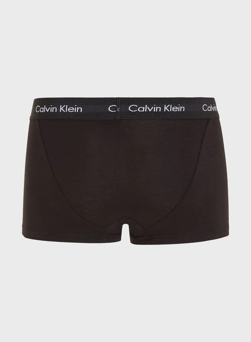 CALVIN KLEIN 3 Pack Logo Band Trunks