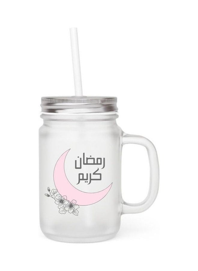 فون بلانت جرة قهوة متجمدة بطبعة رمضان كريم باللون الأبيض  - Image 1