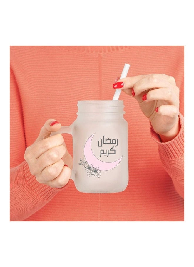 فون بلانت جرة قهوة متجمدة بطبعة رمضان كريم باللون الأبيض  - Image 2