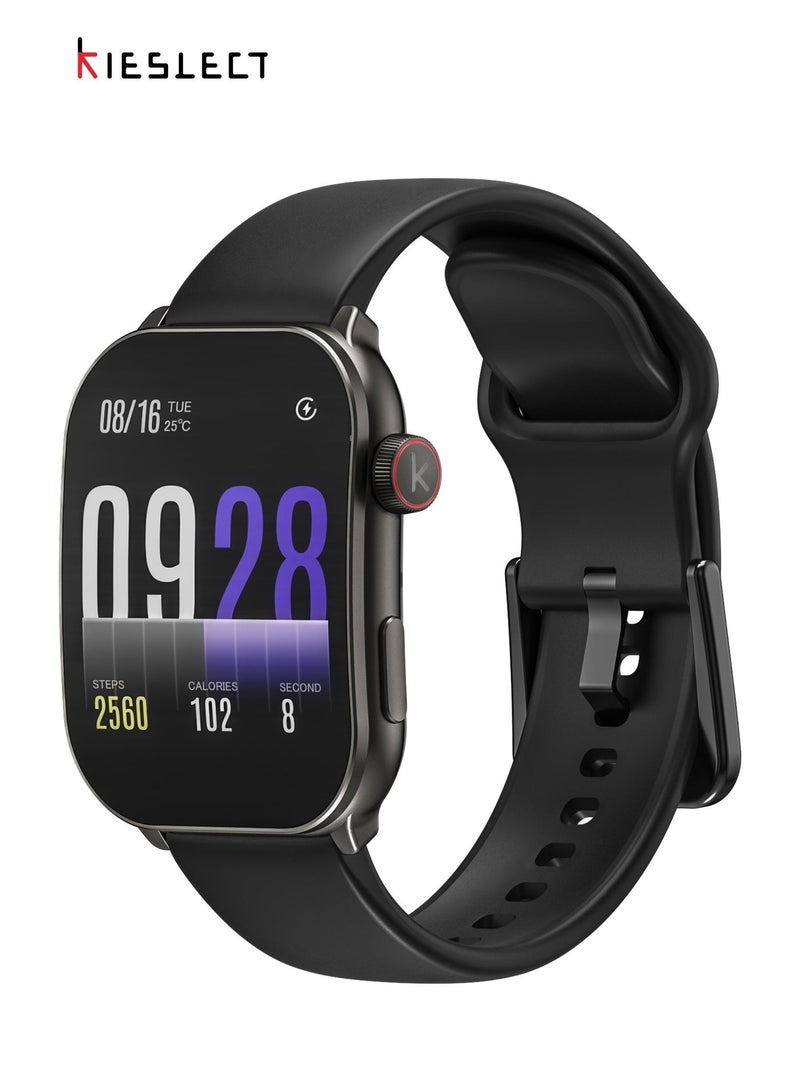 KIESLECT Smart Calling Watch Balancs with 2.1" FHD AMOLED Display | World's Largest Curved AMOLED, AOD, 100+ Sports Modes, IP68 Waterproof, Compatible with Android & iOS - Image 1