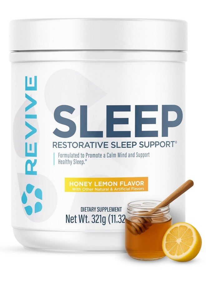 Revive MD Sleep Support Supplement for Adults, Honey Lemon - Sleep Supplements with Magnesium (Glycinate), Inositol, Glycine & L-Theanine - Promotes Relaxation & Sleep Health - Image 1
