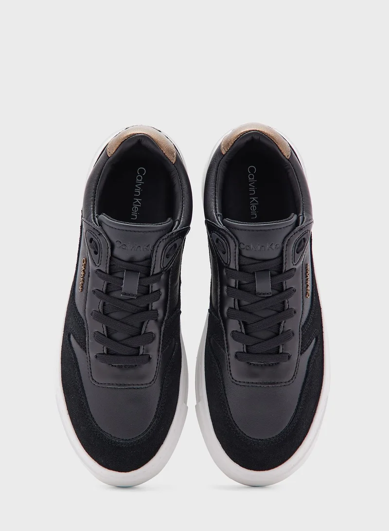 CALVIN KLEIN Cupsole Lace Up Low Top Sneakers