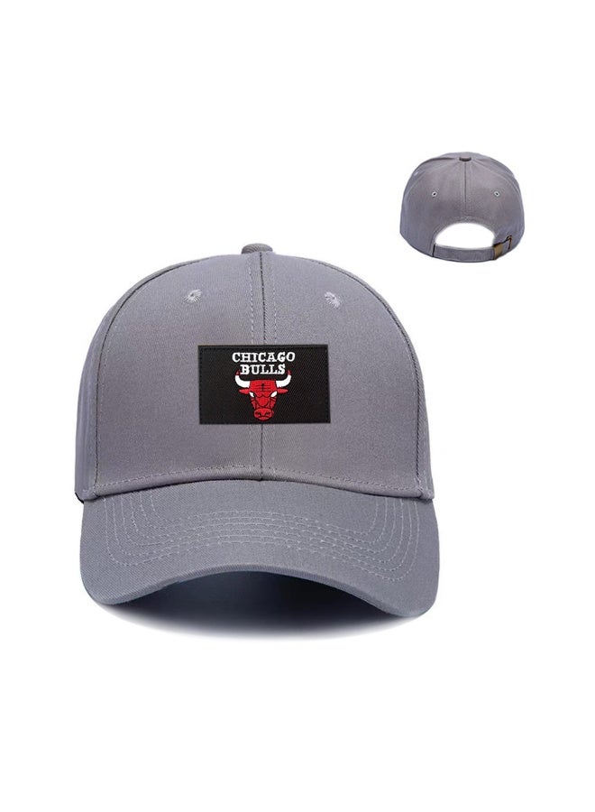 American Retro Chicago Bulls Grey Baseball Cap