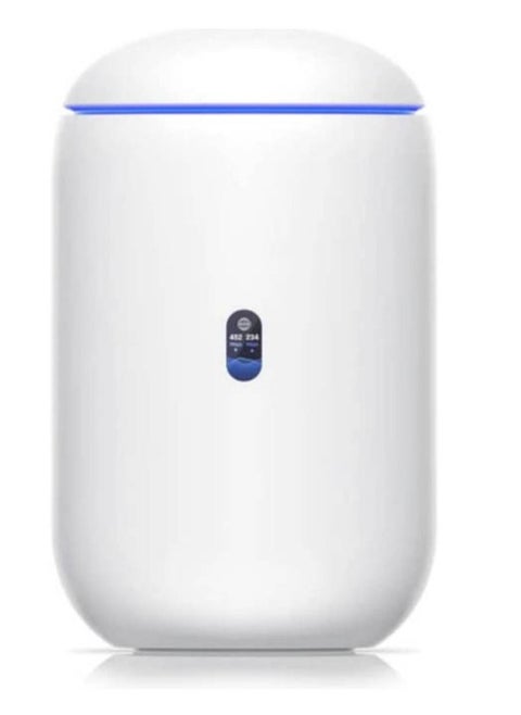 راوتر Ubiquiti Networks الكل في واحد WiFi 6 Dream، تردد نطاق 5 جيجا هرتز، منفذ GbE RJ45 WAN، منافذ LAN ومخرجات PoE، واجهة بلوتوث إيثرنت، معدل إنتاج 600 ميجابت في الثانية، أبيض
