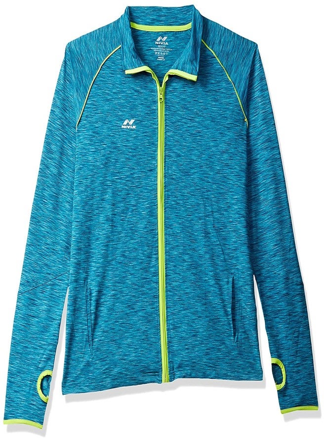 Nivia 2434 Polyester NEO - 2 Female Jacket, Others, (Turq Blue) - Image 1